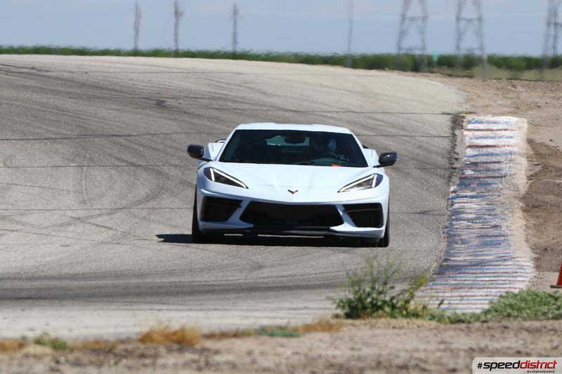 Chevrolet Corvette STI white