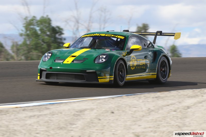 Porsche 911 GT3 Cup green