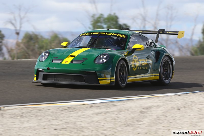 Porsche 911 GT3 Cup green