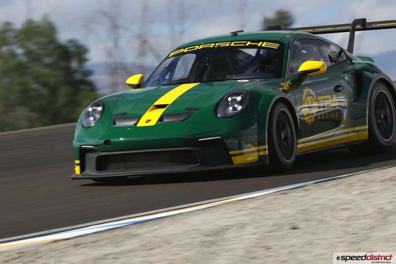 Porsche 911 GT3 Cup green