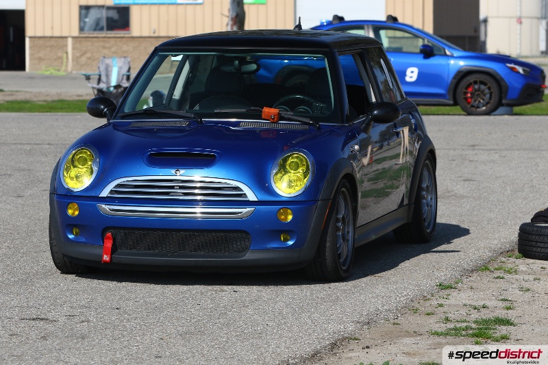 Mini Cooper S blue