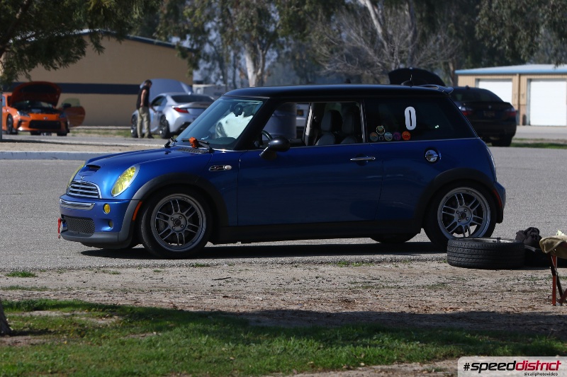 Mini Cooper blue