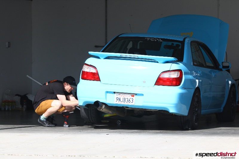 Subaru Impreza light blue