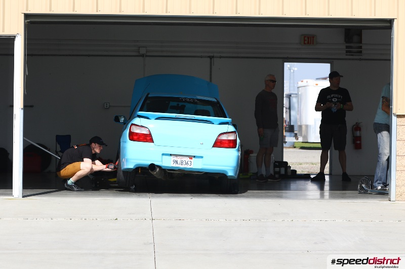 Subaru WRX STI light blue