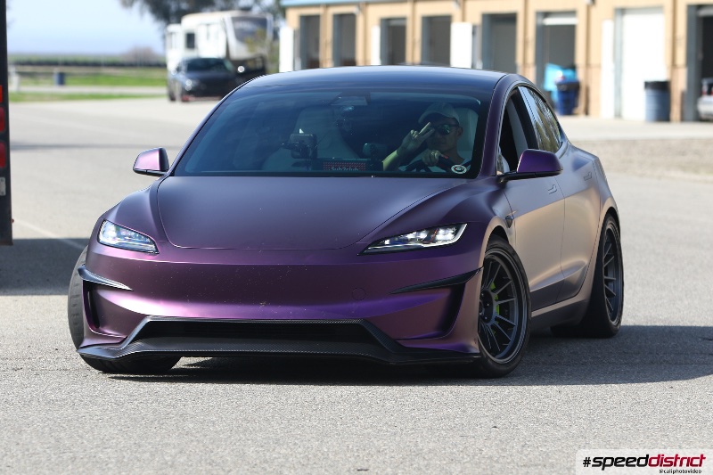 Tesla Model S purple