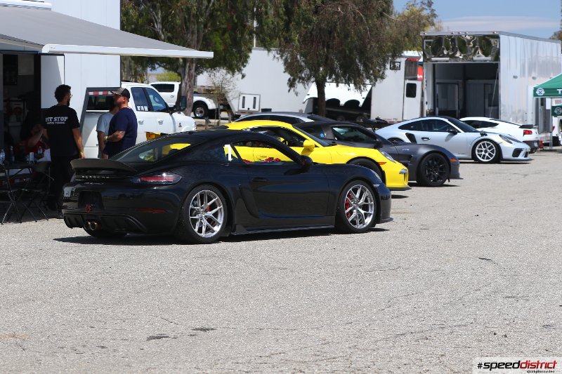 Porsche Cayman dark blue