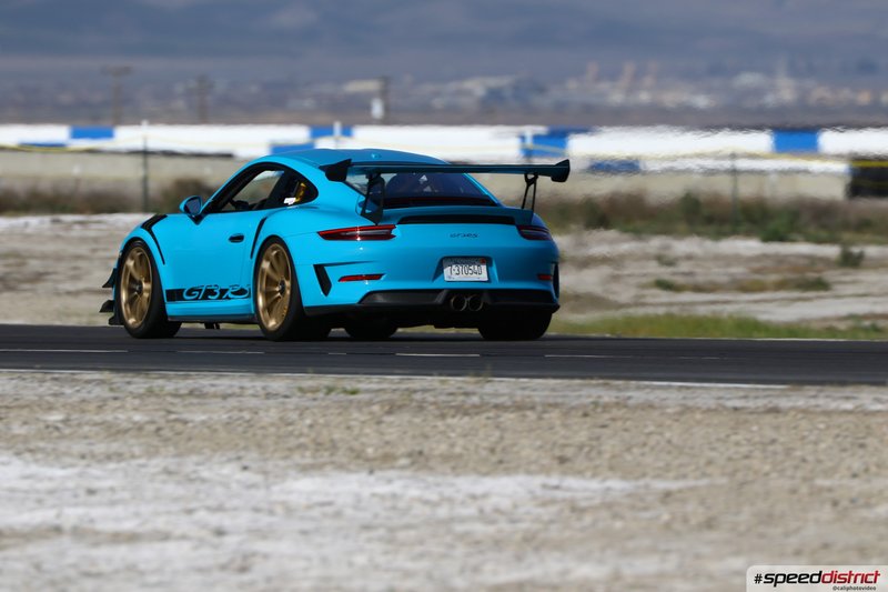 Porsche 911 GT3 RS blue