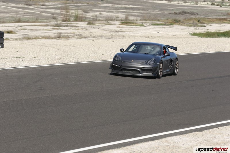 Porsche Cayman GT4 gray