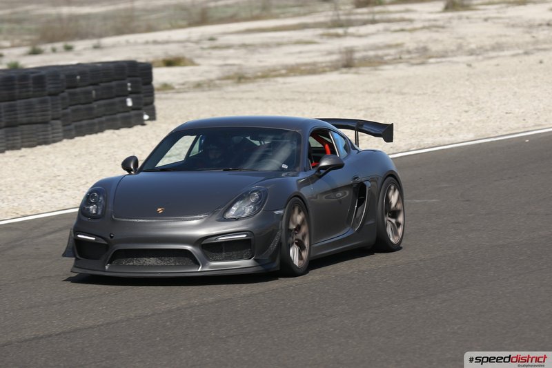 Porsche Cayman GT4 gray