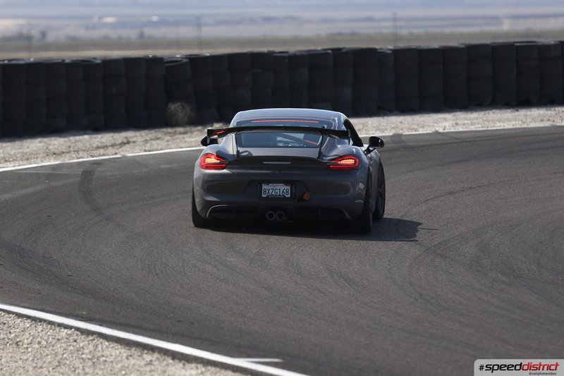 Porsche Cayman GT4 gray