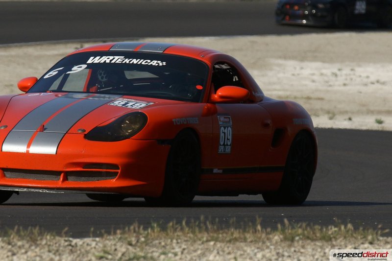 Porsche Cayman orange