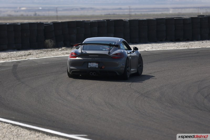 Porsche Cayman GT4 gray