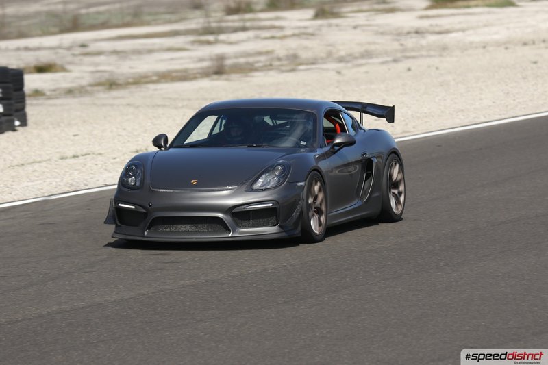 Porsche Cayman GT4 gray