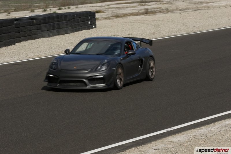 Porsche Cayman GT4 gray