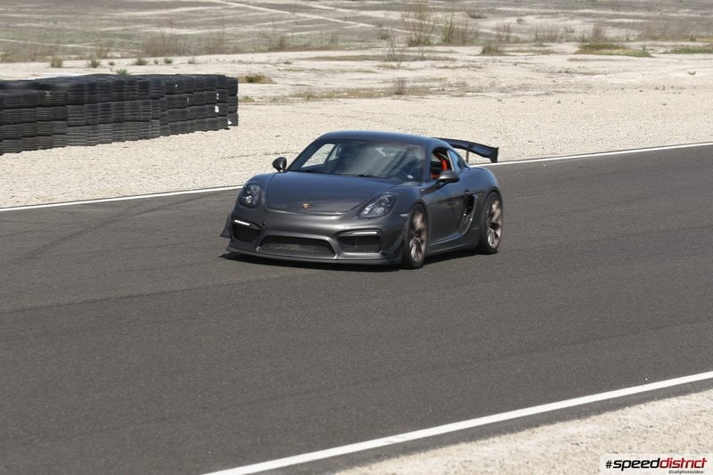 Porsche Cayman GT4 gray