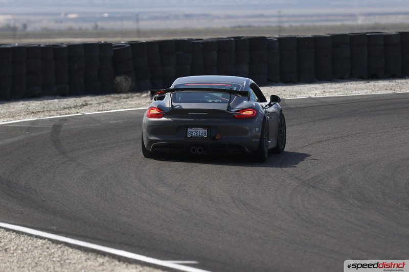 Porsche Cayman GT4 gray