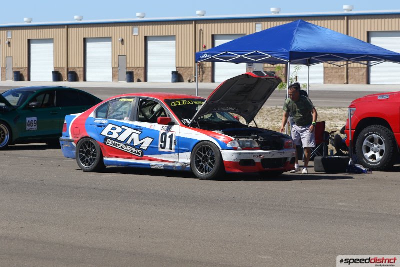 BMW M3 red, white, blue racing livery
