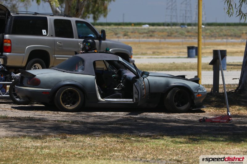 Mazda Miata gray