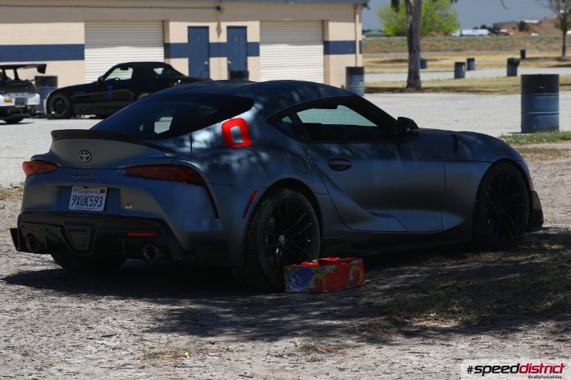 Toyota Supra blue