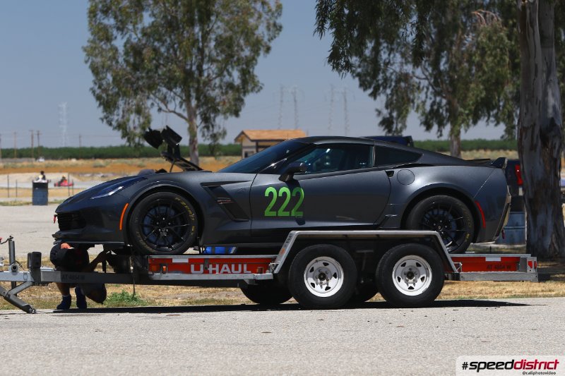 Chevrolet Corvette dark gray