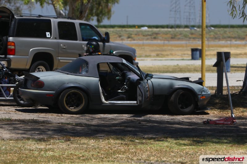Mazda Miata silver