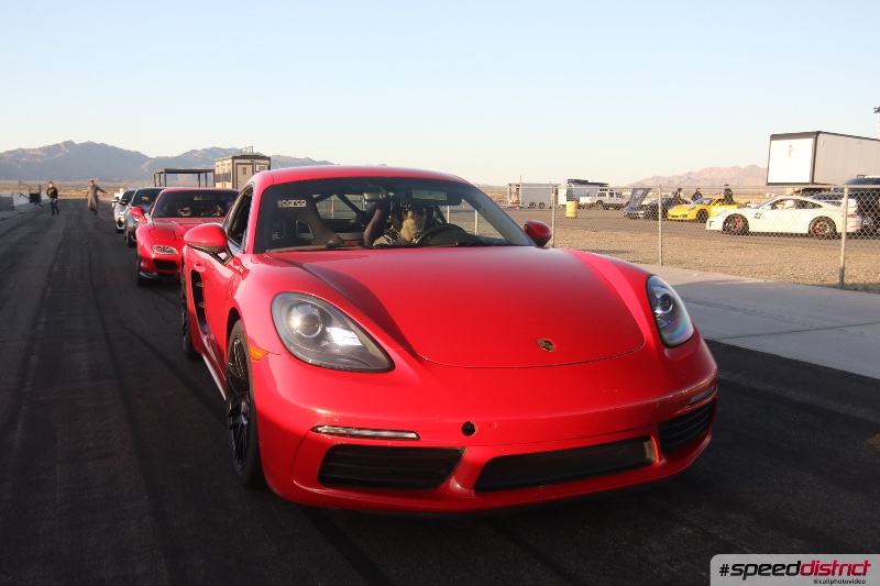 Porsche Cayman red