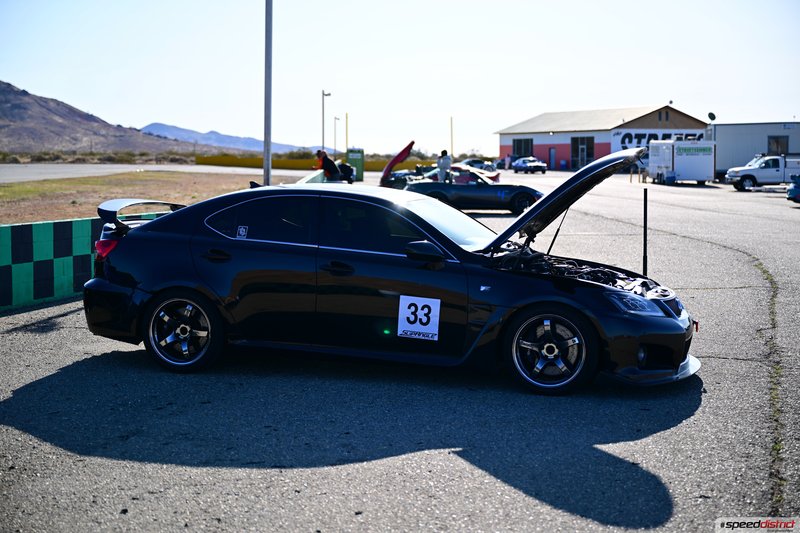 Lexus IS F dark blue