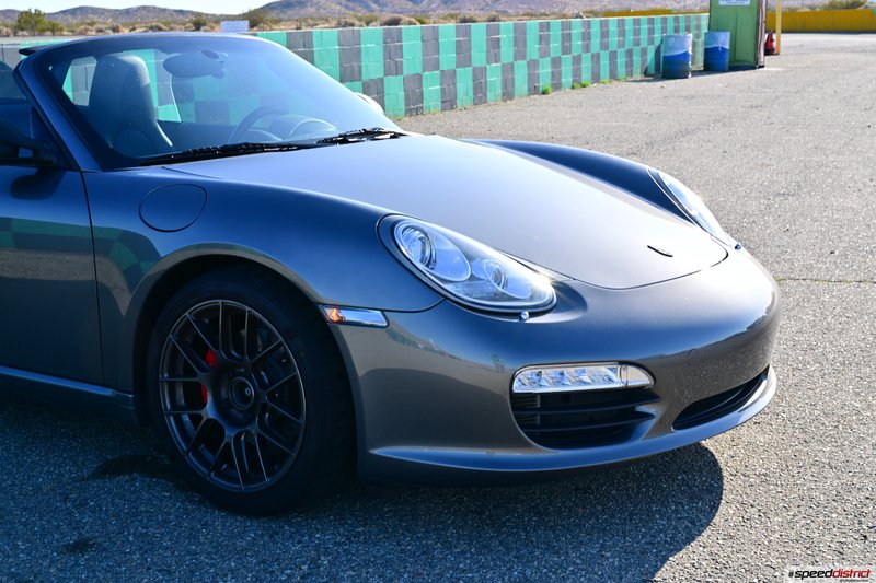 Porsche Boxster dark gray metallic