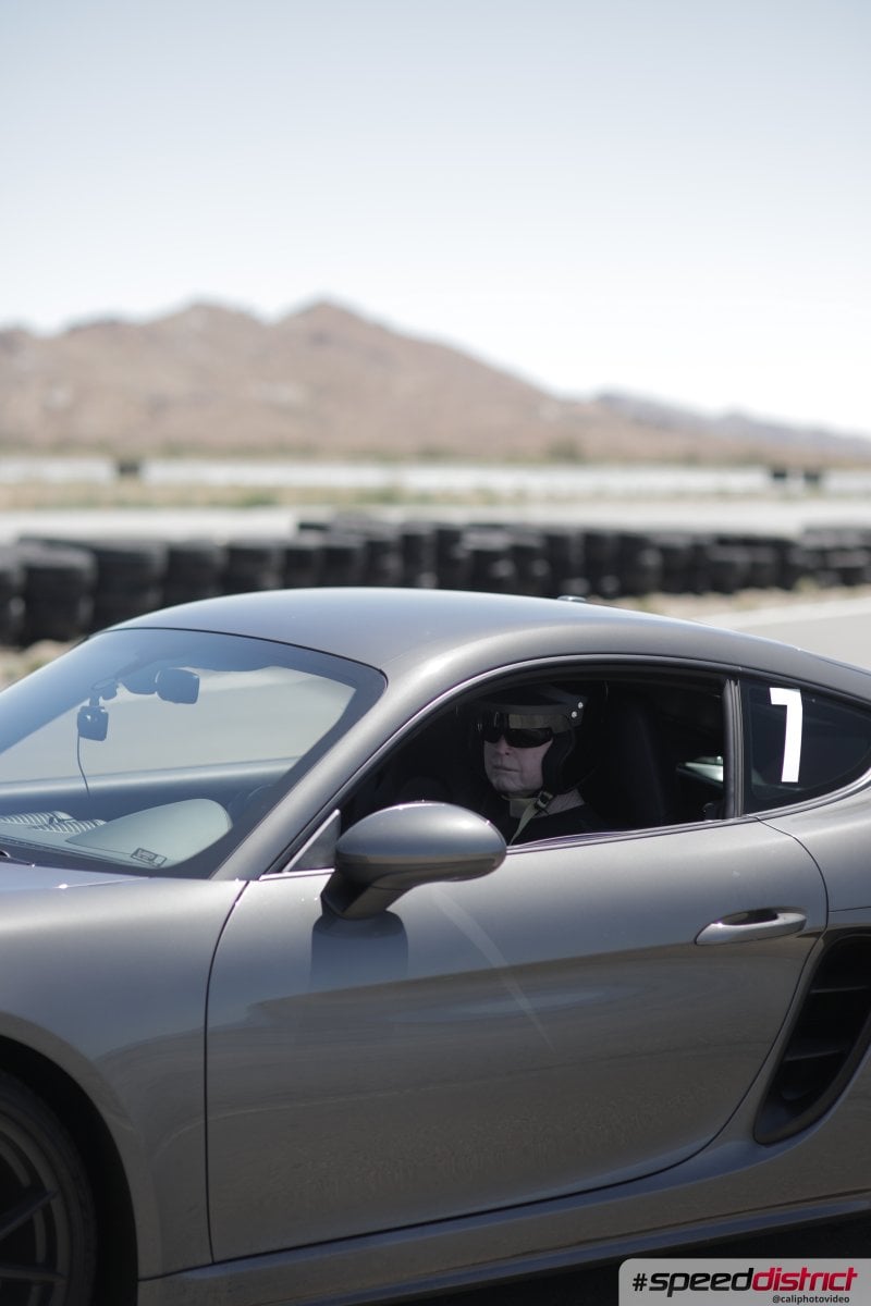 Porsche Cayman silver
