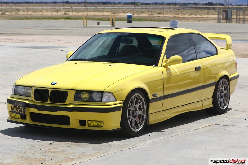 BMW M3 yellow