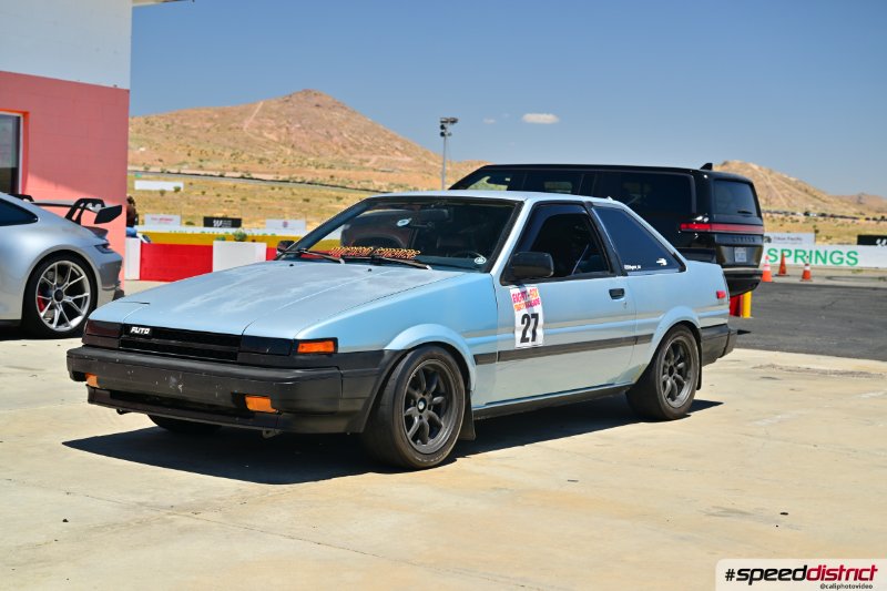 Toyota Corolla light blue
