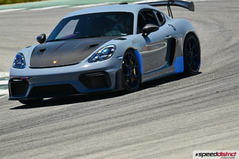 Porsche Cayman GT4 RS silver